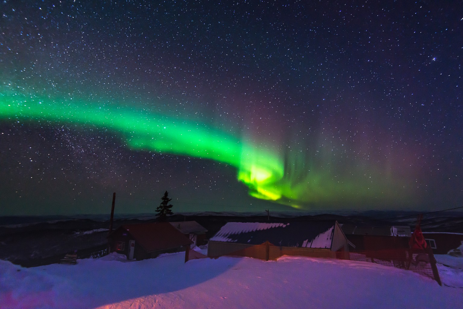 Erasmus samt Polarlicht: Das geht an der University of Alaska in Fairbanks.