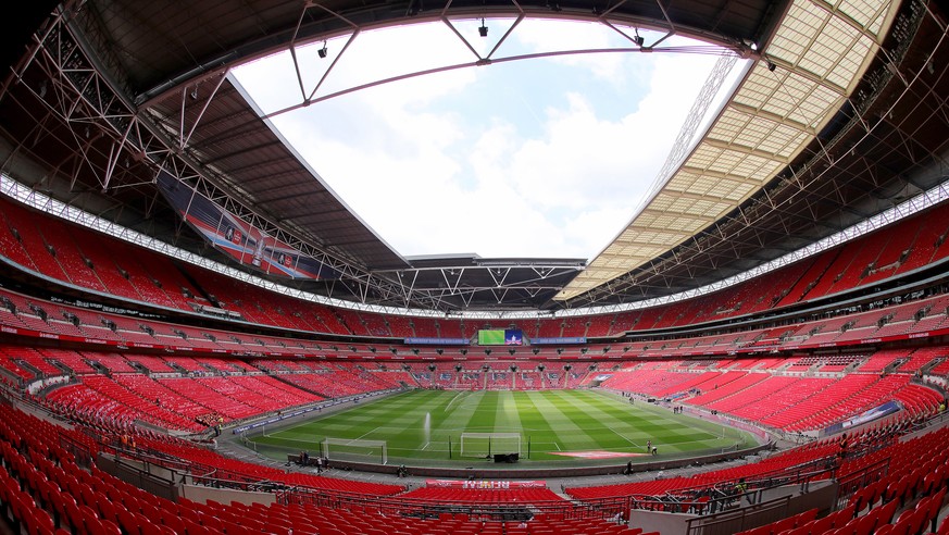 Blick ins Londoner Wembley-Stadion.