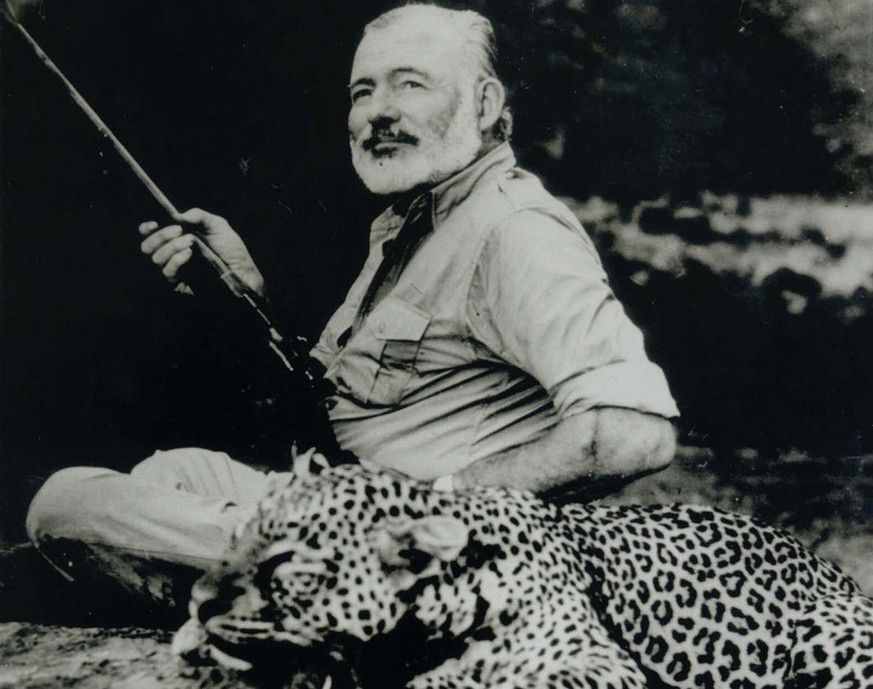 Lebte gefährlich: Ernest Hemingway.