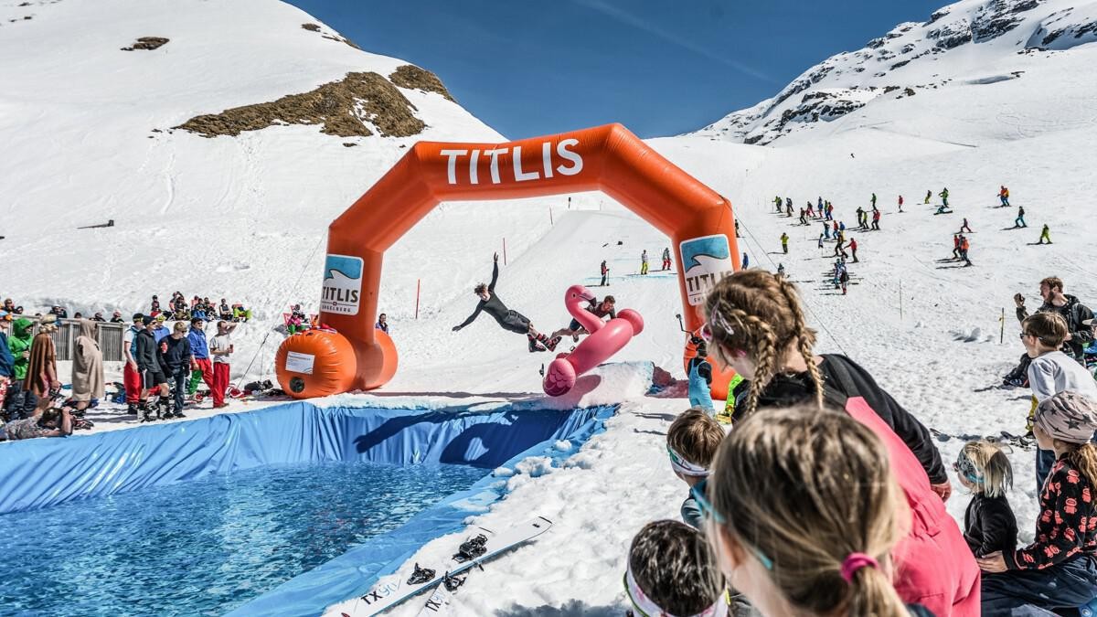 Engelberg Titlis Waterslide Contest