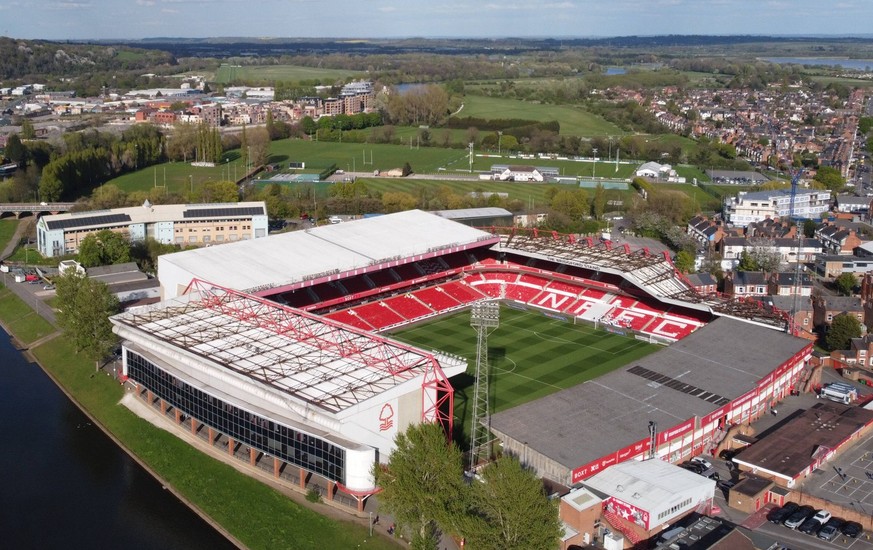 Nottingham Forest v West Bromwich Albion - Sky Bet Championship - City Ground A view over the River Trent of the City Ground in Nottingham before the Sky Bet Championship match. Picture date: Monday A ...