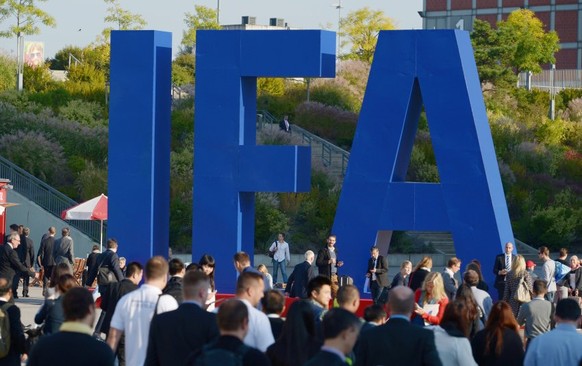 Eingang zum Messegelände in Berlin: Die Ifa läuft bis zum 10. September.