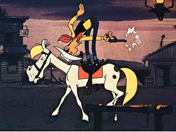Der rauchende Lucky Luke.