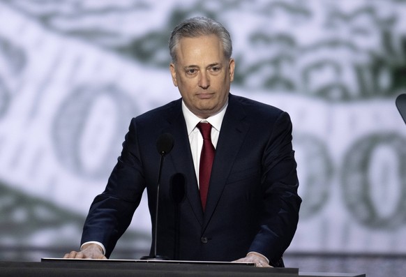 July 15, 2024, Milwaukee, Wisconsin, USA: David Sacks, former CEO of Yammer, makes remarks on Day 1 of the 2024 Republican National Convention at the Fiserv Forum in Milwaukee, Wisconsin on Monday, Ju ...