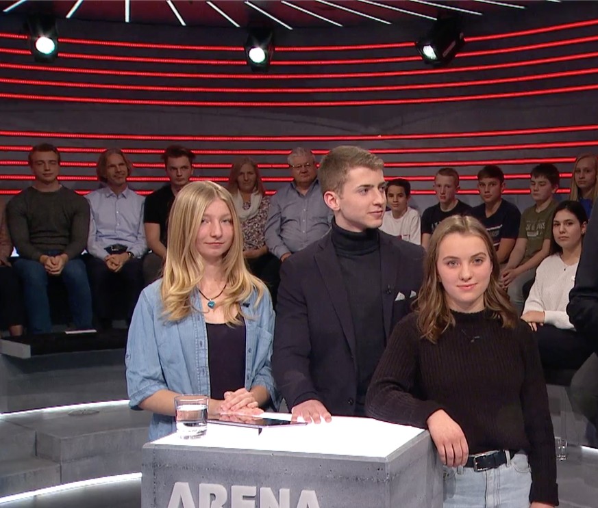 Jugend-«Arena» – oder wie eine 16-Jährige gestandene Nationalräte in die Mangel nimmt