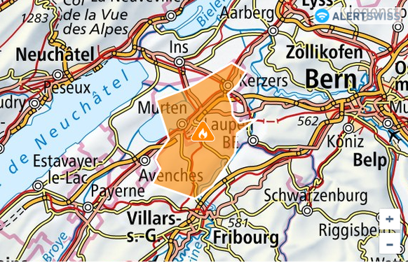 Brand in Recyclingzentrum bei Murten