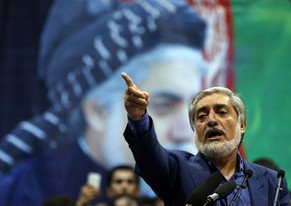 Der unterlegene Präsidentschaftskandidat Abdullah&nbsp;Abdullah.