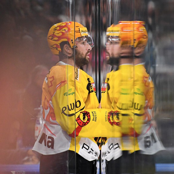 Bern&#039;s Postfinance TopScorer Cory Conacherduring the preliminary round game of National League 20201/22 between HC Ambri Piotta against SC Bern, at the Gottardo Arena in Ambri, Friday October 08, ...