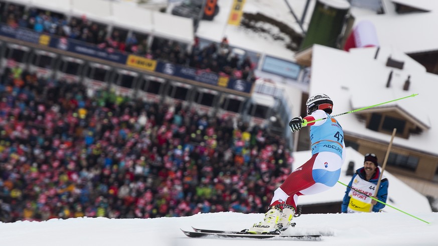 Gute Stimmung, schlechte Schweizer: In Adelboden holte nur Manuel Pleisch als 23. einige Weltcup-Punkte.
