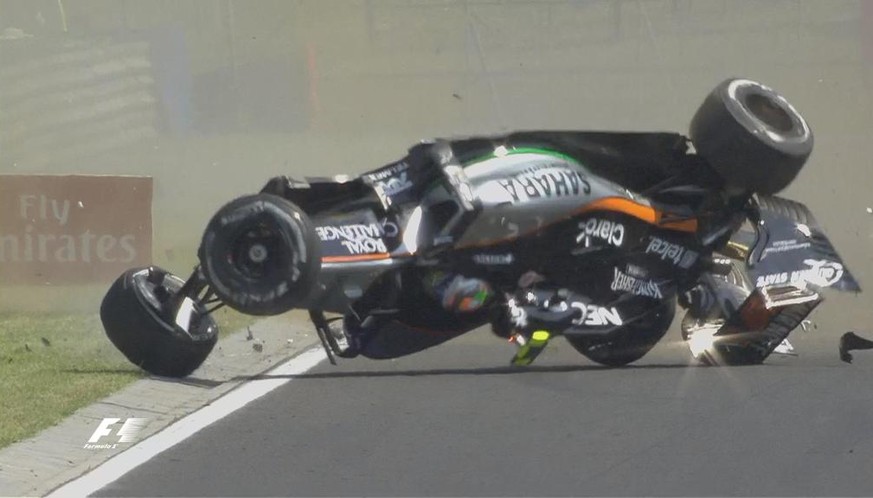 Sergio Perez' Crash weckt böse Erinnerungen.