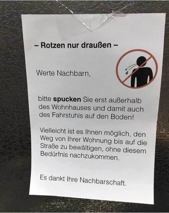 Zettel aus der Nachbarschaft