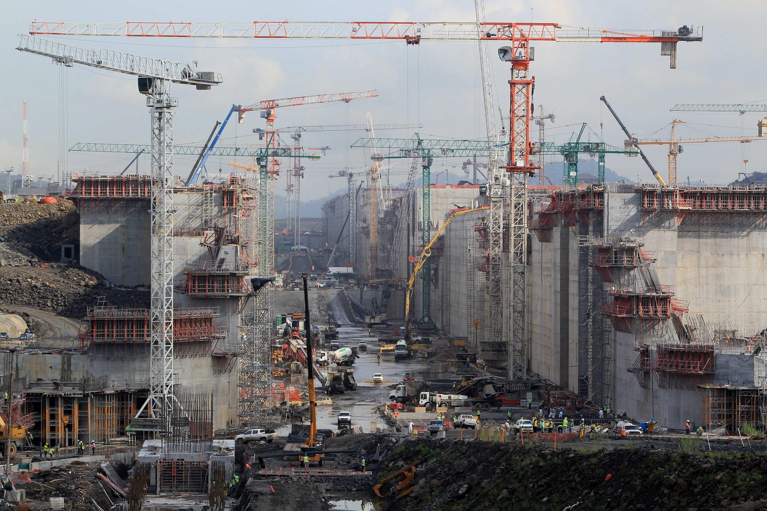 Derzeit wird der Kanal ausgebaut.