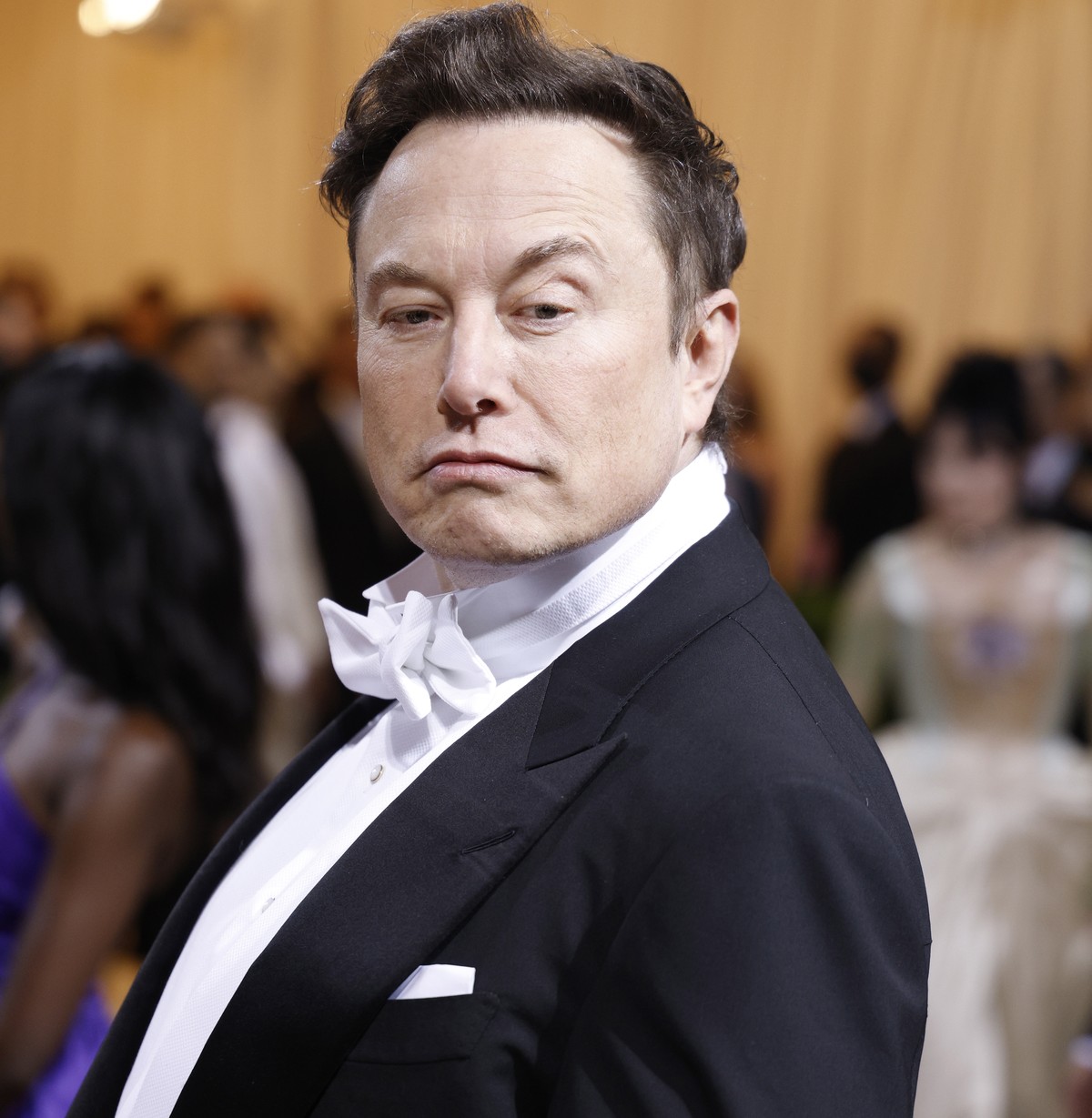 epa09923453 Elon Musk on the red carpet for the 2022 Met Gala, the annual benefit for the Metropolitan Museum of Art's Costume Institute, in New York, New York, USA, 02 May 2022. The event coinci ...