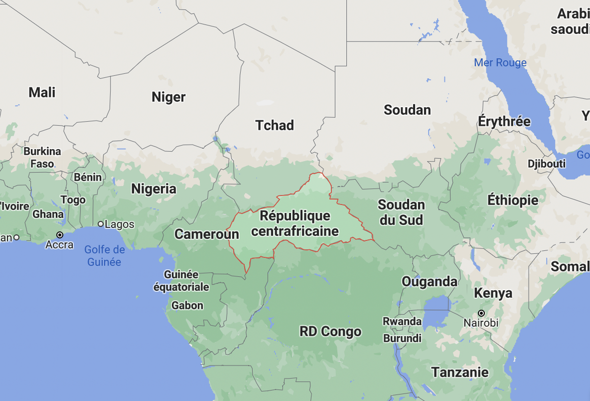 La République centrafricaine est située pile au centre du continent. Le pays est quinze fois plus grand que la Suisse.