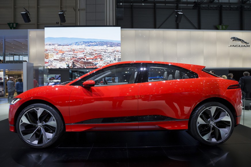 The New Jaguar I-PACE Concept is presented during the press day at the 87th Geneva International Motor Show in Geneva, Switzerland, Wednesday, March 8, 2017. The Motor Show will open its gates to the  ...