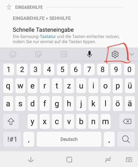 ... und wählen «Intelligentes Tippen» sowie&nbsp;«Tastaturstreichsteuerung», um die smarte Cursor-Funktion zu aktivieren.