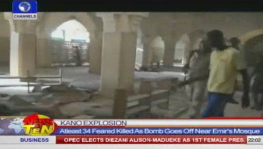 Szenen kurz nach dem Terroranschlag auf die Moschee in Kano.