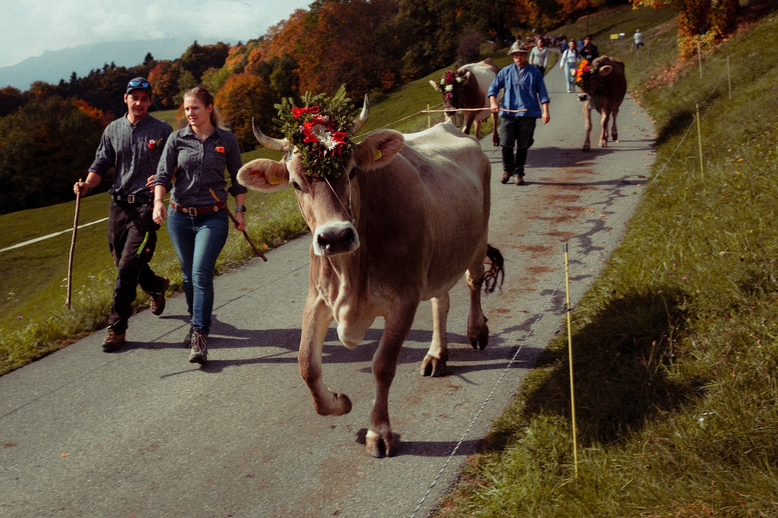 Prättigauer Alp Spektakel in Seewis, Oktober 2022