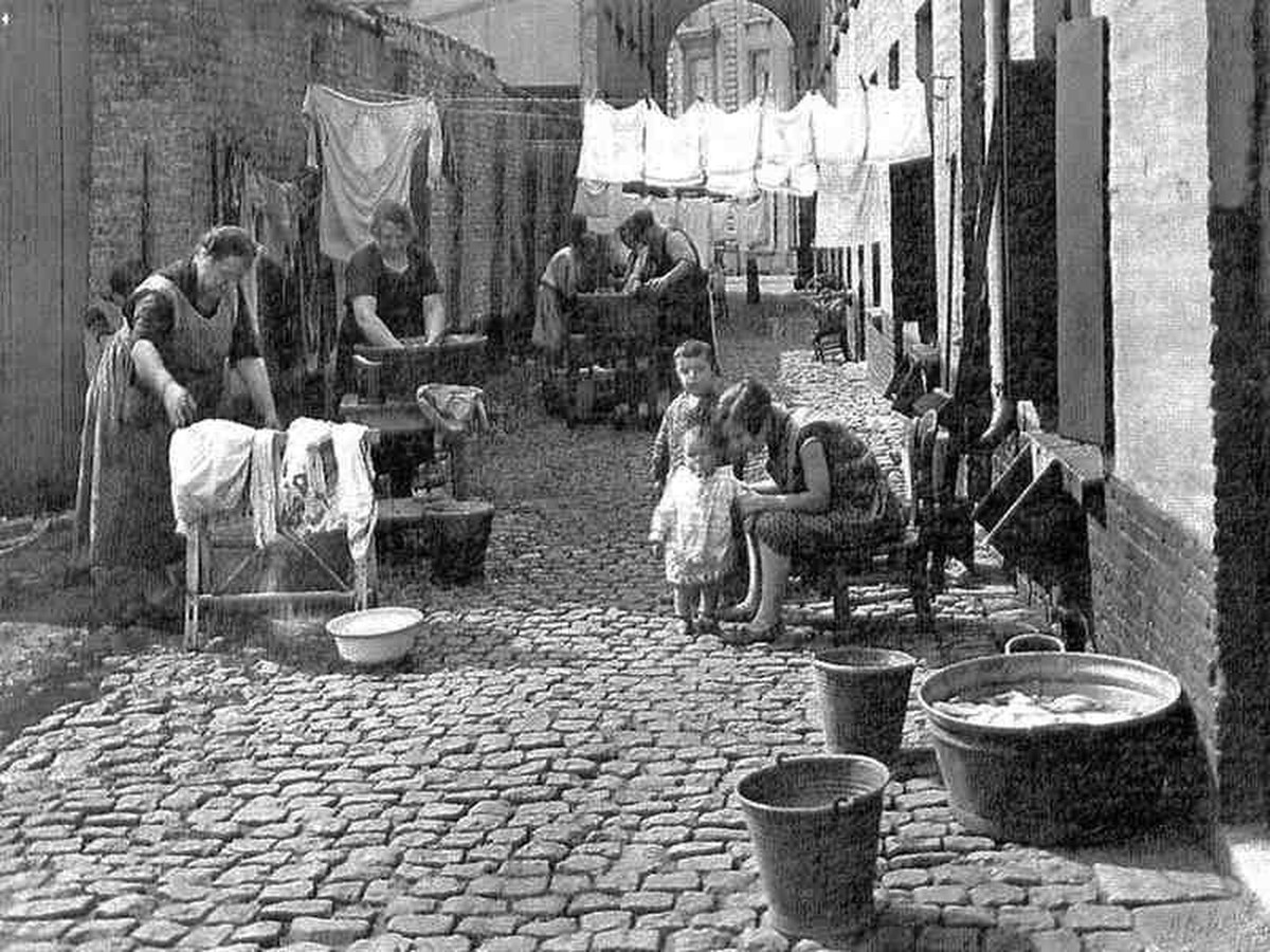 De Jordaan in Amsterdam um 1900.