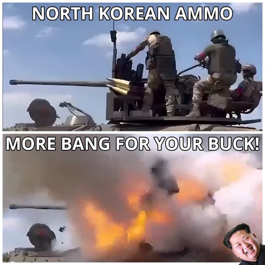 Meme zu Russland Nordkorea