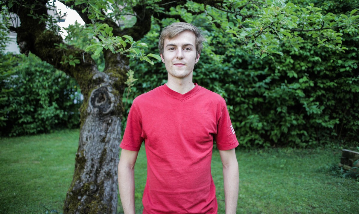 Jonas, Zivildienstleistender, Deep Technology Podcast, Bild: Manuel Stagars