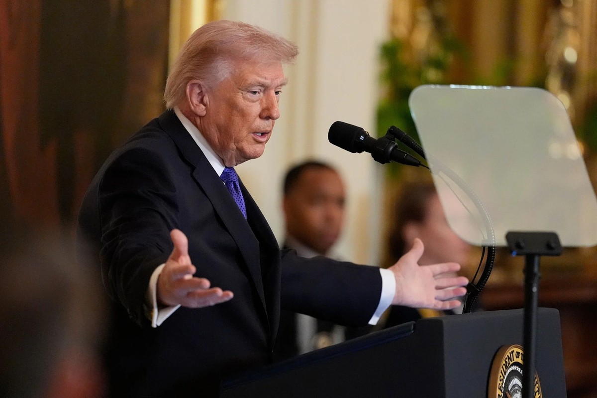 Le président américain Donald Trump, ce lundi à la Maison-Blanche.