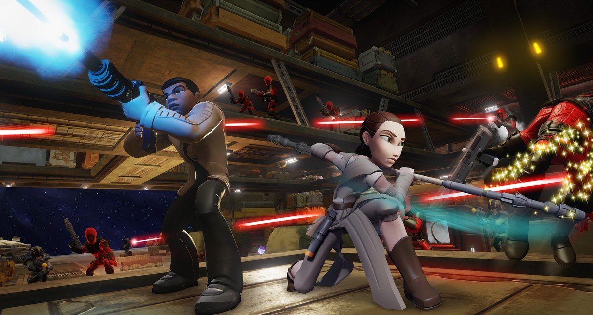This image provided by Disney Interactive shows a scene from the video game, "Disney Infinity." It's the only game where fans can interactively experience the super-secret storyline. (D ...