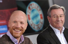 Bayern-Führung: Manager Sammer und Präsident Hopfner.