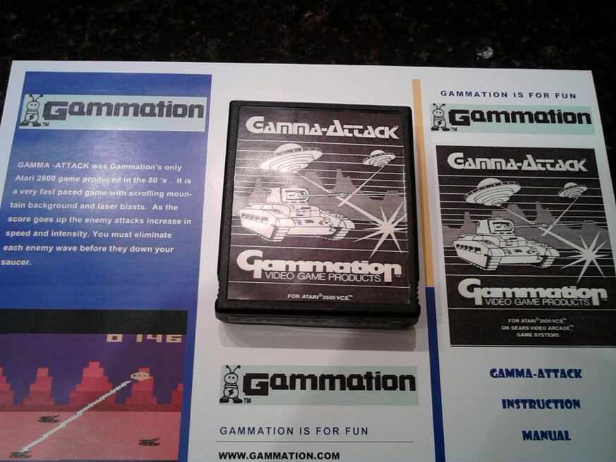 Das vielleicht wertvollste Spiel aller Zeiten: «Gamma Attack» für den Atari 2600.