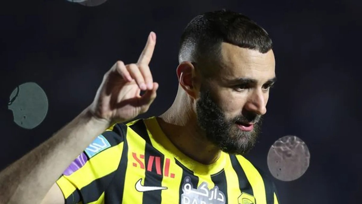 Der saudische Fußballverein Al-Ittihad um Karim Benzema blieb einem Champions-League-Spiel im Iran fern (Archivbild).