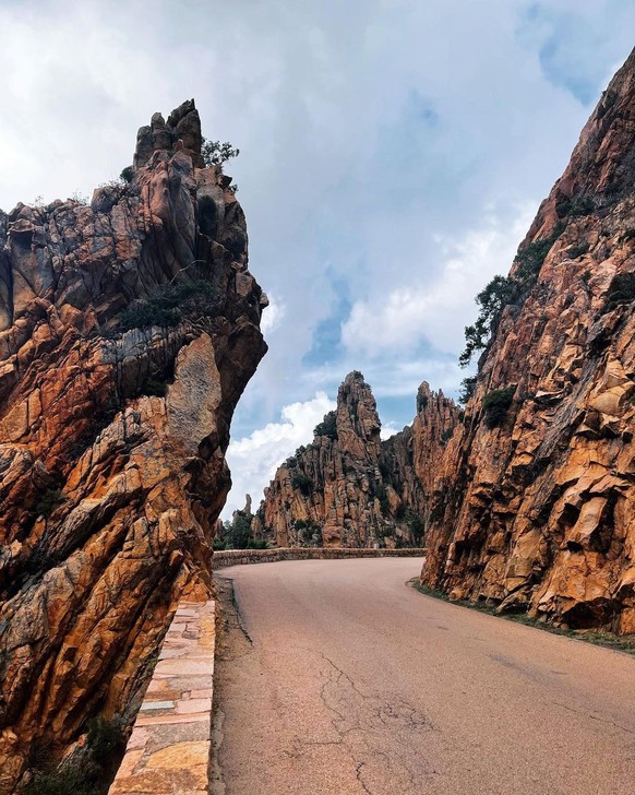 Calanches de Piana Koriska spektakulärste Strassen der Welt