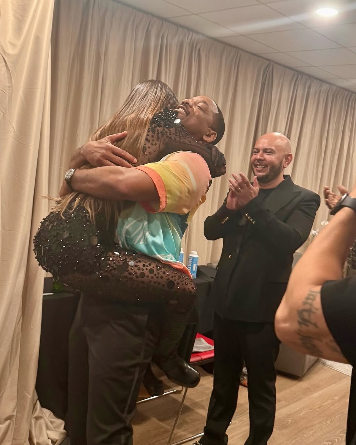 La chanteuse a partagé les coulisses de l'événement sur son compte Instagram.