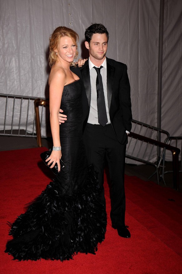 May 5, 2008. New York City .Actors Blake Lively and Penn Badgley leave the Superheroes: Fashion and Fantasy Costume Institute Gala at The Metropolitan Museum of Art PUBLICATIONxINxGERxSUIxAUTxONLY - Z ...
