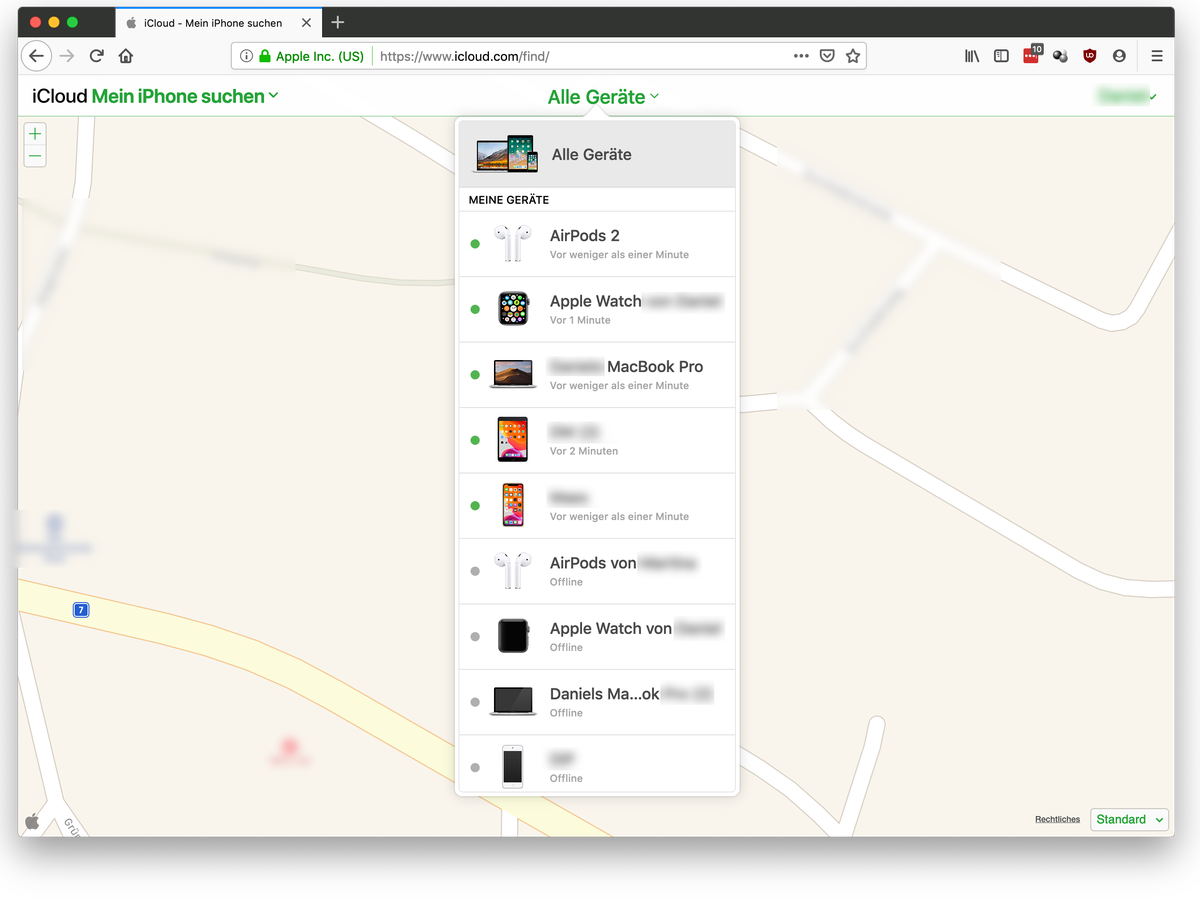Alle Apple-Geräte und Zubehör in Griffweite?
