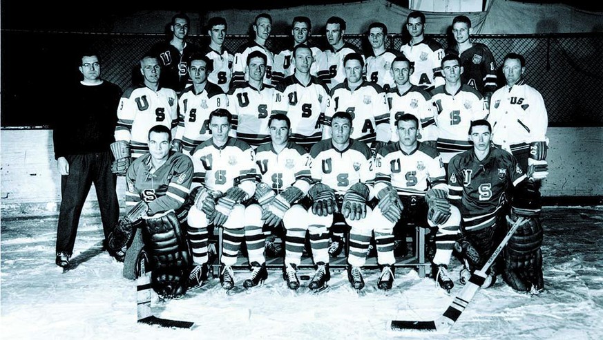 Das US-Team, das 1960 Olympiasieger und damit auch Weltmeister wurde.