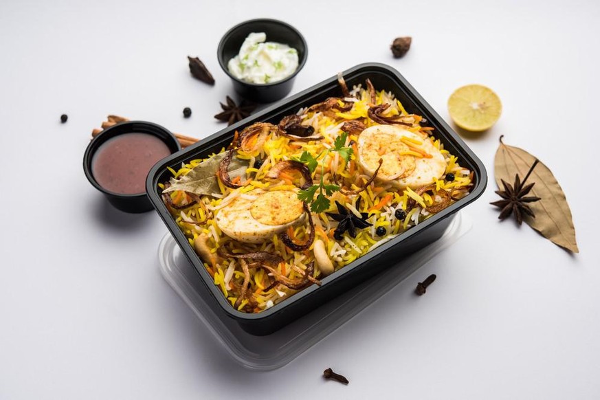 egg biryani home delivery india indien essen food kochen curry