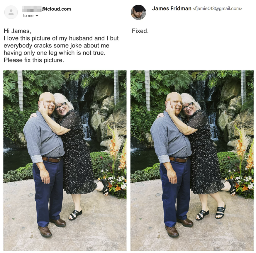 James Fridman Photoshop Trollerei