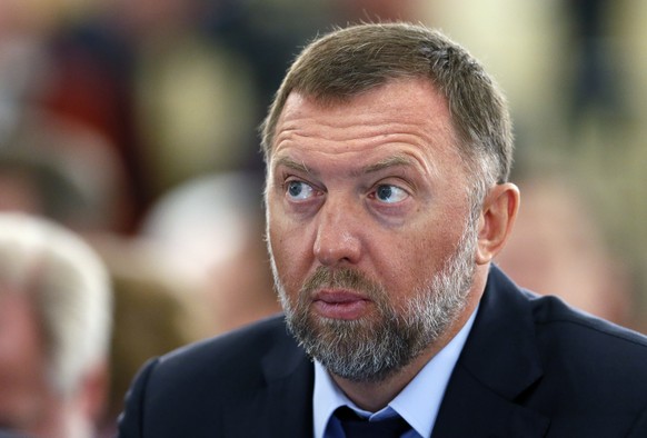epa09532711 (FILE) - Oleg Deripaska, Russian aluminum giant RUSAL President, attends Russian Union of Industrialists and Entrepreneurs (RSPP) congress which is held within the Week of Russian Business ...