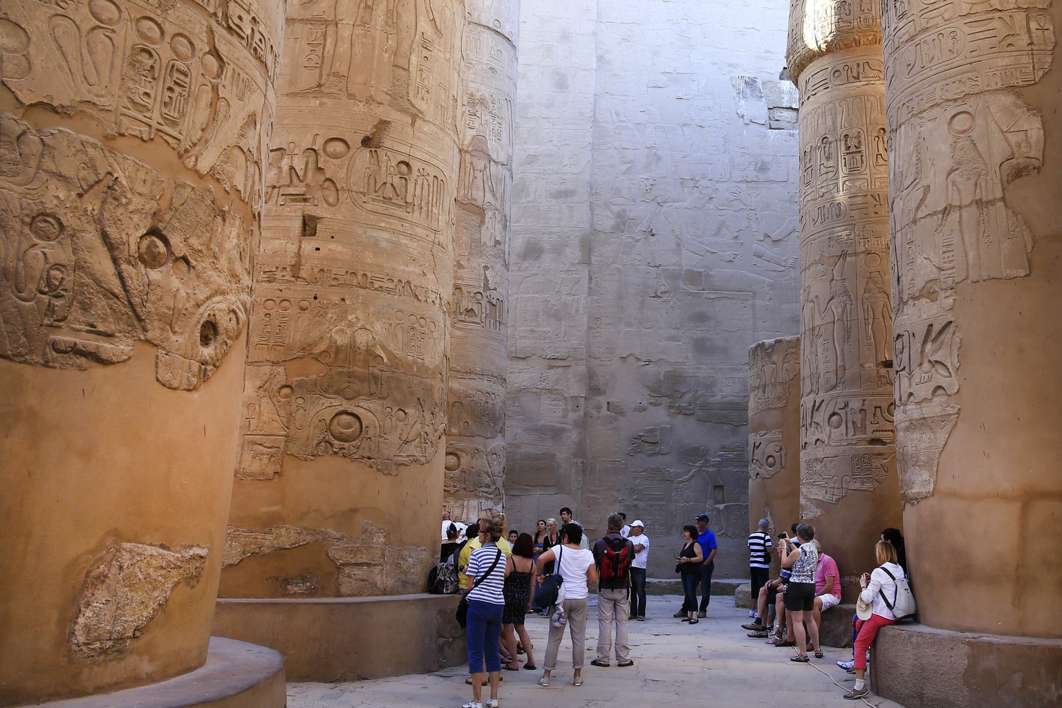 Die Tempelanlage Karnak in Luxor ist bei Touristen beliebt.