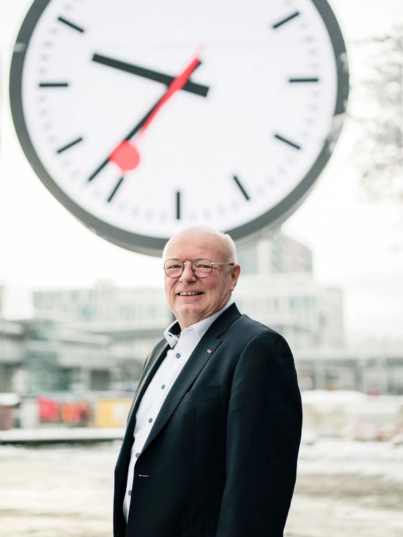 SBB-Chef Vincent Ducrot wehrt sich gegen den Markteintritt von Flixtrain und Co. (Bern, 4. Dezember 2023).