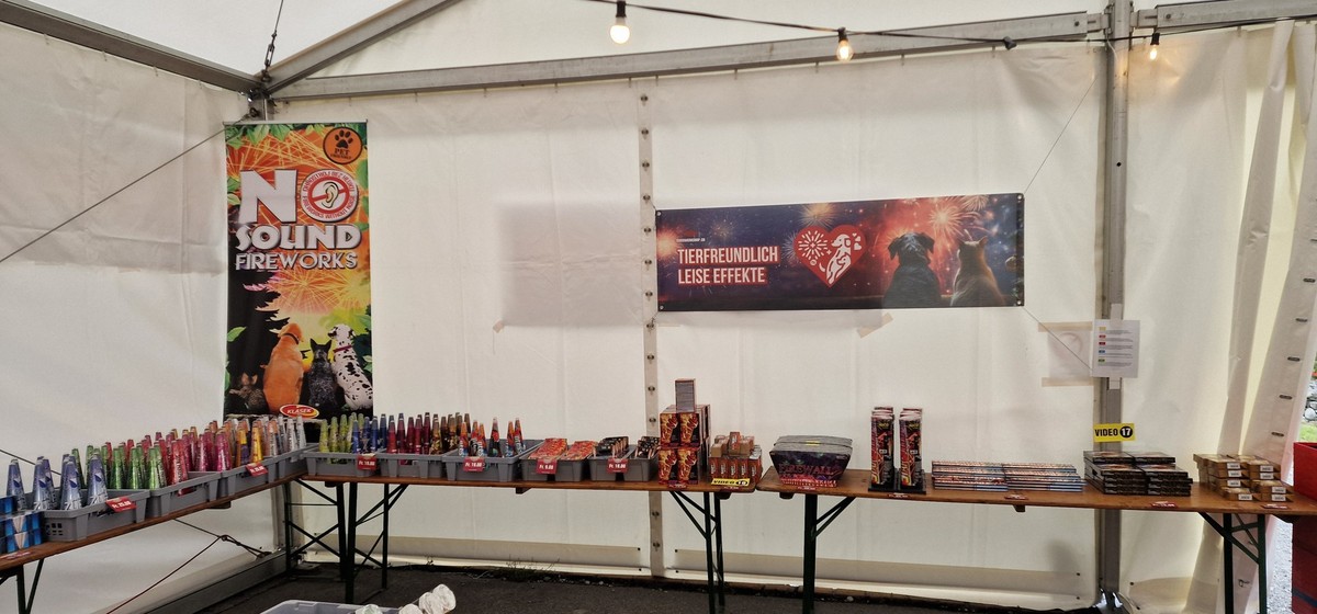 Feuerwerk Verkauf leise