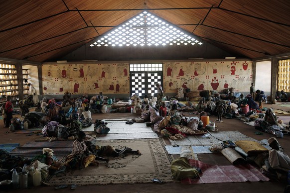 Zentralafrikanische Republik: Muslimische Flüchtlinge finden Schutz in einer Kirche.