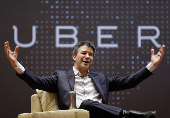 Uber CEO Travis Kalanick speaks to students during an interaction at the Indian Institute of Technology (IIT) campus in Mumbai, India, January 19, 2016. REUTERS/Danish Siddiqui