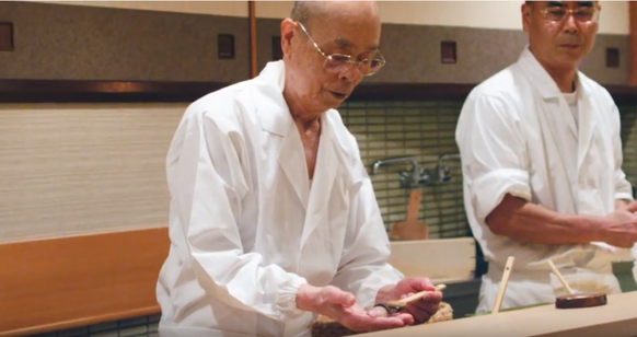 Der heute 94-jährige Chef Jiro Ono: Opfer seines eigenen Erfolgs.