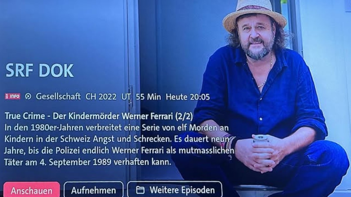 SRF-wirbt-bei-zahlreichen-Sendungen-mit-B-ne-Huber-Bild-auch-bei-Kinderm-rder-Dok