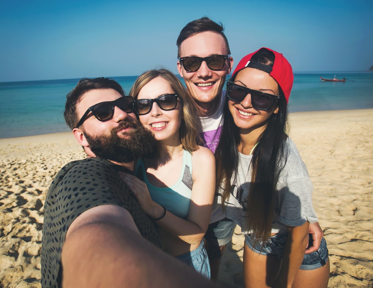 Hipster-Selfie