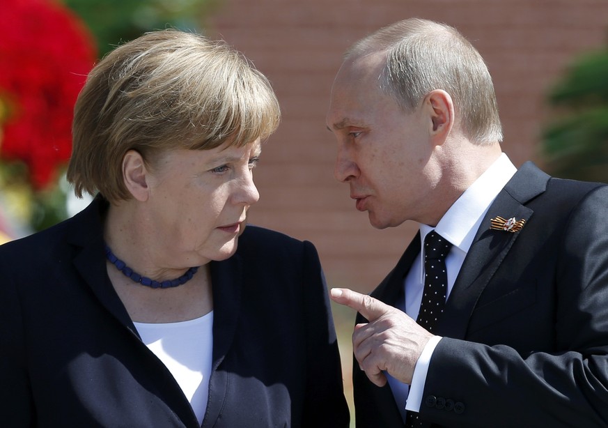 Keine Freunde: Angela Merkel und Wladimir Putin.<br data-editable="remove">