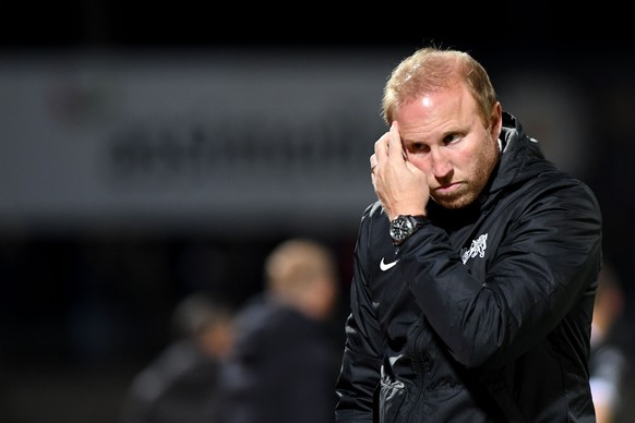 Zurich&#039;s Trainer Ludovic Magnin, during the Super League soccer match FC Lugano against FC Zurich, at the Cornaredo stadium in Lugano, Friday, April 19, 2019. (KEYSTONE/Ti-Press/Samuel Golay)