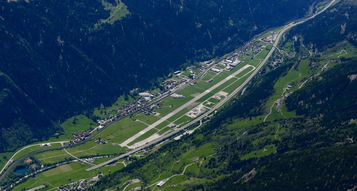 Ambri Flugplatz