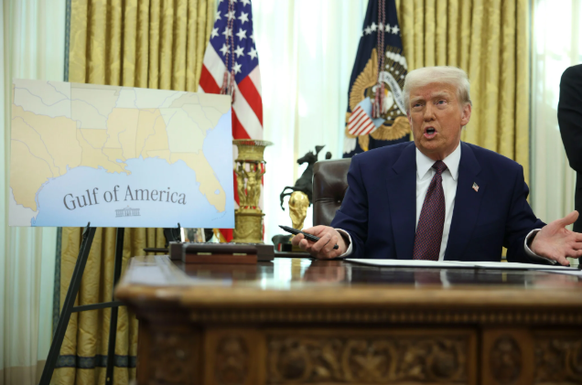 In den USA ist der Golf von Mexiko nun umbenannt.